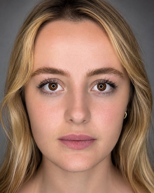 Sourcils après la prestation